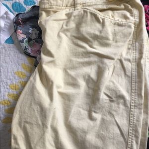 Light yellow shorts size sz 16
